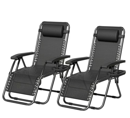 Heavy duty garden reclining - 2x,
