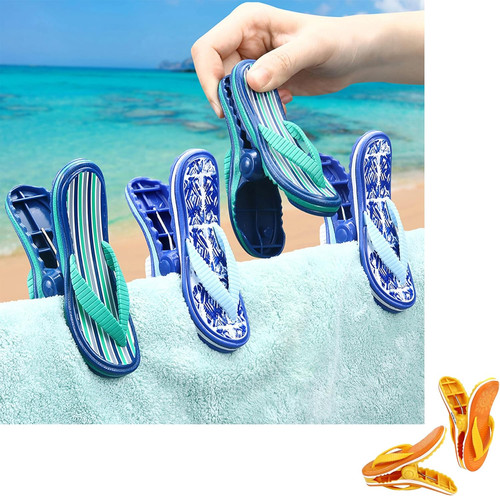 Beach towel clips 4 pack - towel,
