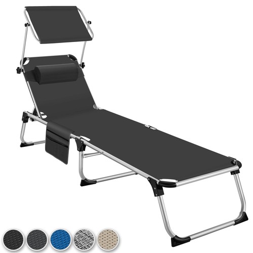 Sun lounger padded folding - lounger, bed