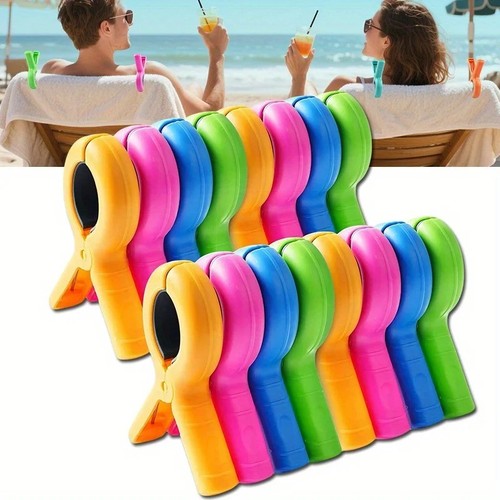 4pc beach towel clips - beach, for