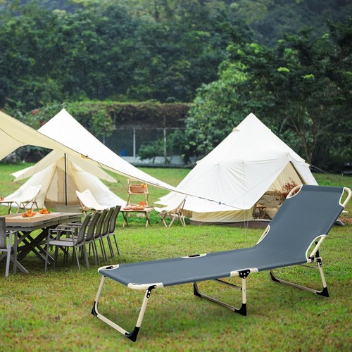 Camping bed sun lounger - bed,