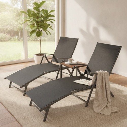 Sun lounger set outdoor - set, 2